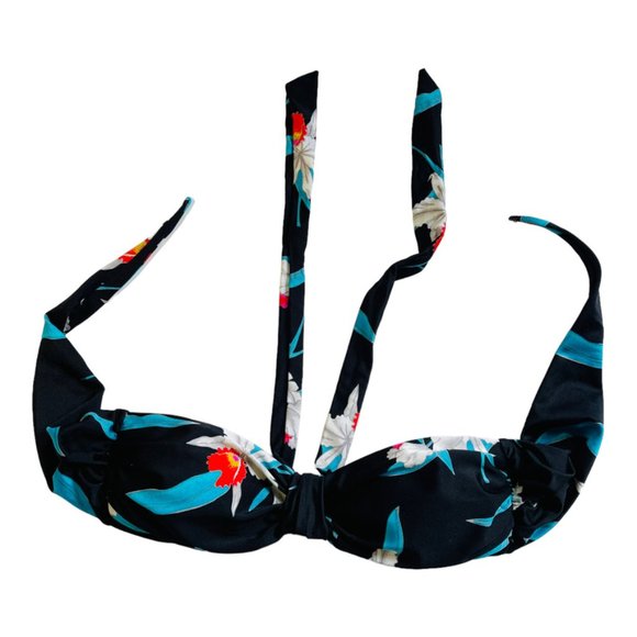 Billabong Black blue red and white colors 2 pcs Bikini set Size 10 - Picture 7 of 8